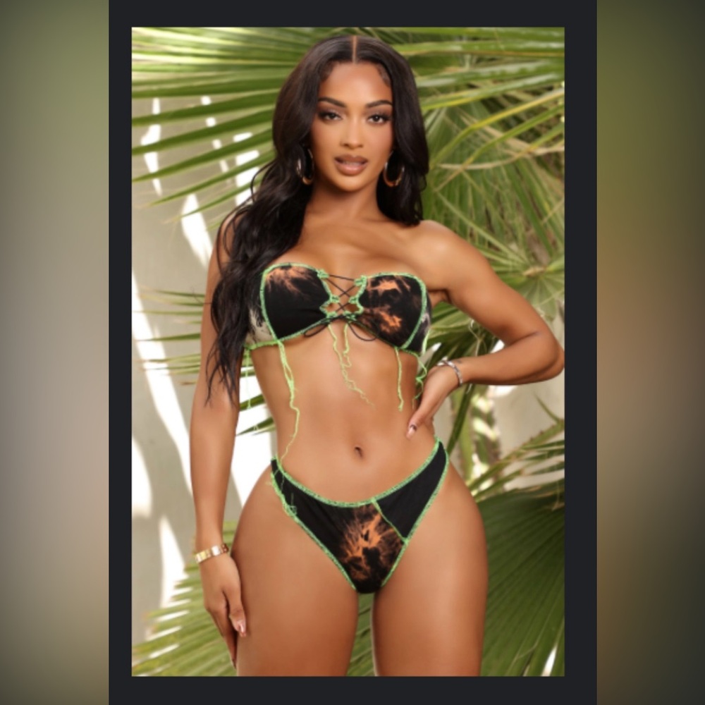 Fashion Nova “Jamaica Flights” 2 Piece Bikini